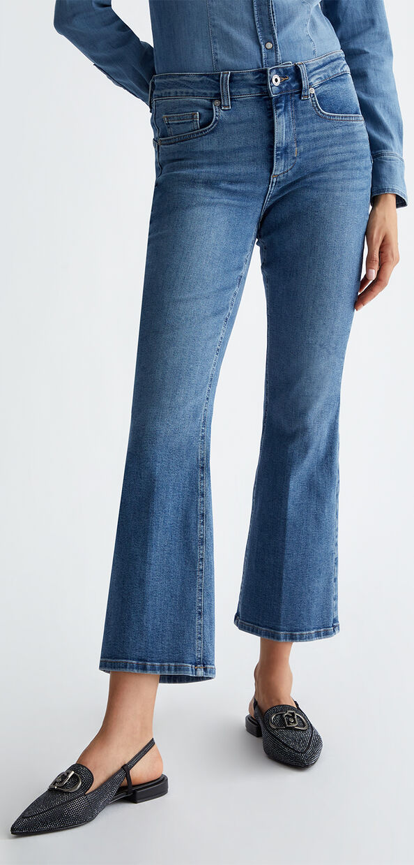 Liu Jo Jeans bootcut a vita alta